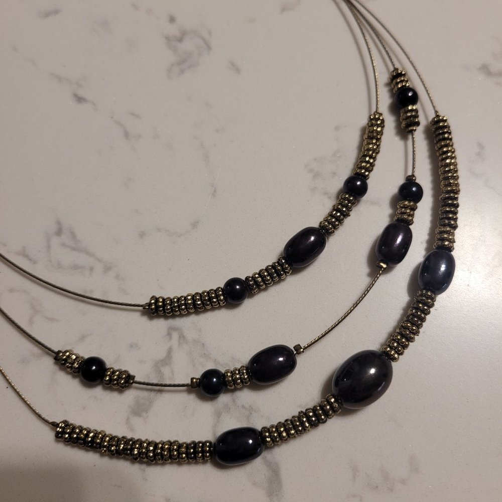 Napier Womens Vintage Wire Choker Necklace